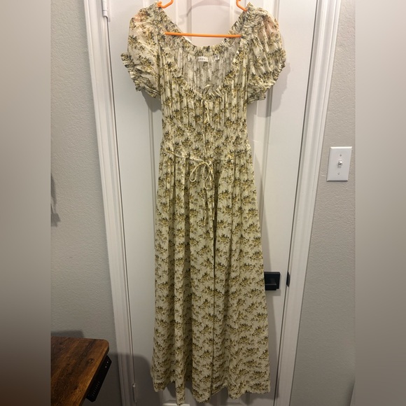 Doen Ashlynn Dress in Citron Rosier Floral - Picture 5 of 8